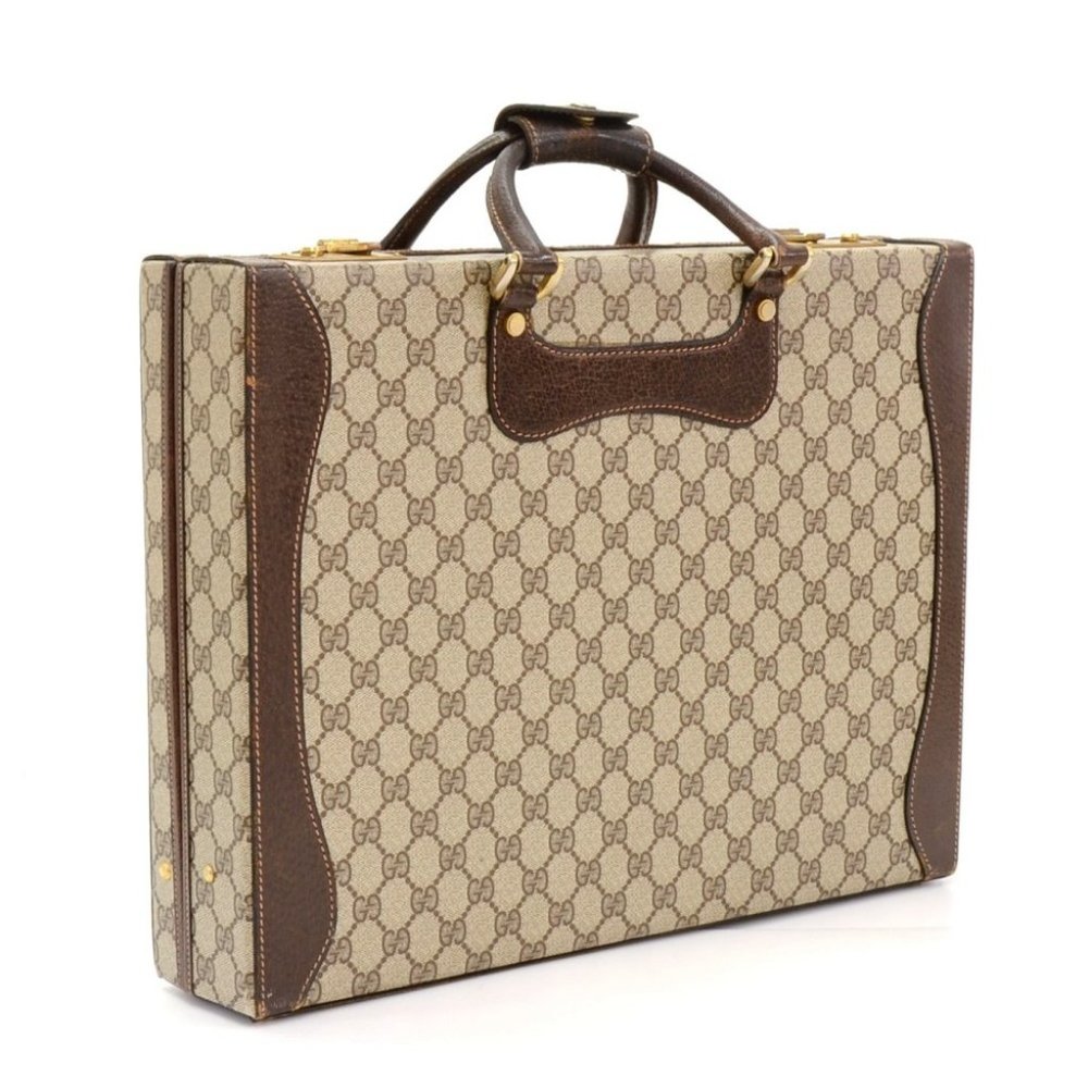 AUTHENTIC Guccissima Canvas Vintage Briefcase